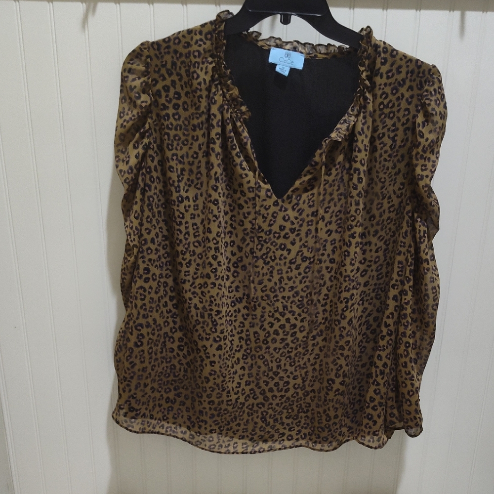 Chico's Leopard Print Women's Top